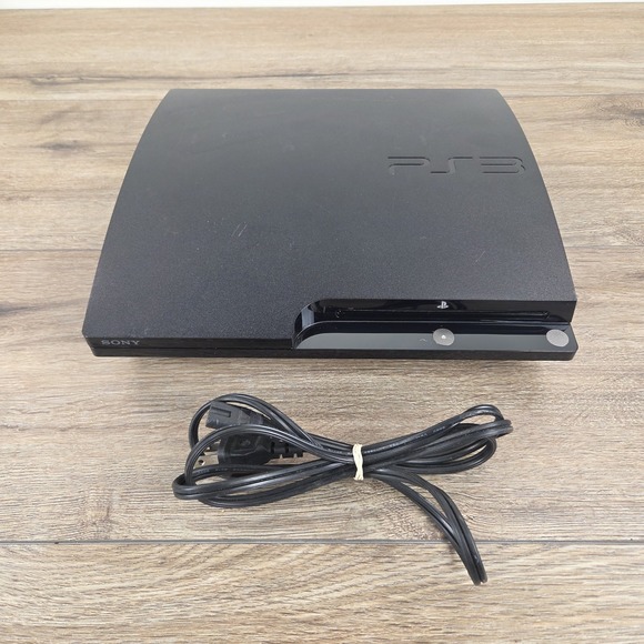 Sony Other - Sony PlayStation 3 Slim PS3 320GB Black Console Gaming System CECH-2501B Tested